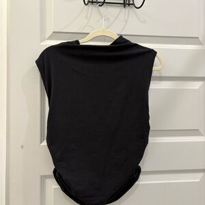 Anthropologie Black Sleeveless Top